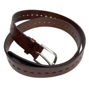Fabio Corti Women's L Belt Genuine Leather‎ Brown Made in Italy